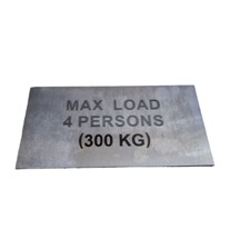 Max load plate 4 persons