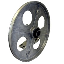 Intermediate pulley wheel