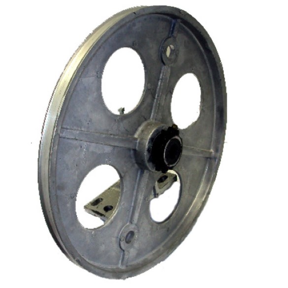 Intermediate pulley wheel